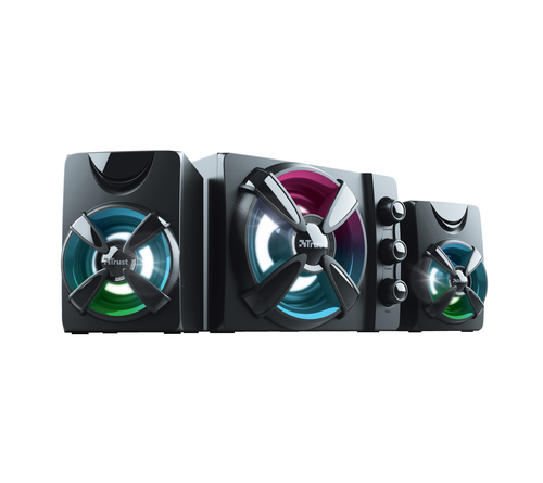 Trust Ziva RGB 2.1 Gaming speaker set 11 W Universal Black 2.1 channels 3 W