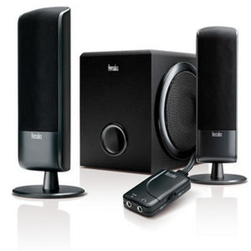 Hercules XPS 2.1 20 Black Edition speaker set 10 W 2.1 channels 2.5 W