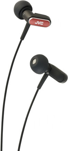 JVC HA-FXC50-R headphones/headset Wired In-ear Black, Red