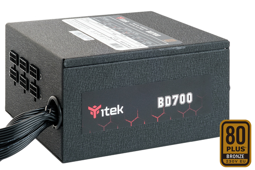 itek BD700 power supply unit 700 W 24-pin ATX ATX Black