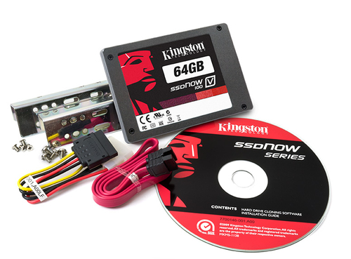 Kingston Technology SSDNow V100 + Desktop Upg. Kit 64 GB 2.5″ Serial ATA II