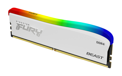 Kingston Technology FURY Beast 16GB 3600MT/s DDR4 CL18 DIMM White RGB SE