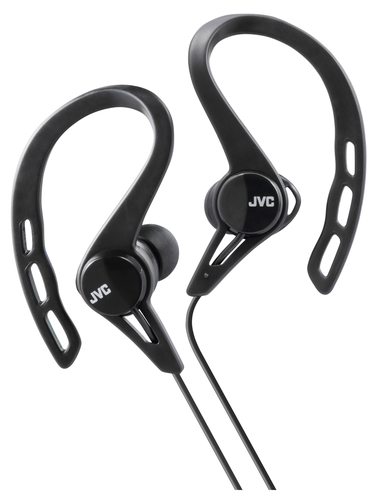 JVC HA-ECX20-B-E headphones/headset Wired Ear-hook, In-ear Sports Black
