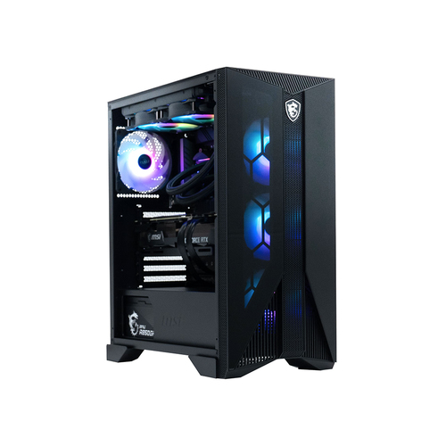 MSI Aegis RS 14NUG7-672US Intel® Core™ i7 i7-14700KF 32 GB DDR5-SDRAM 1 TB SSD NVIDIA GeForce RTX 4080 SUPER Windows 11 Home Desktop PC Black