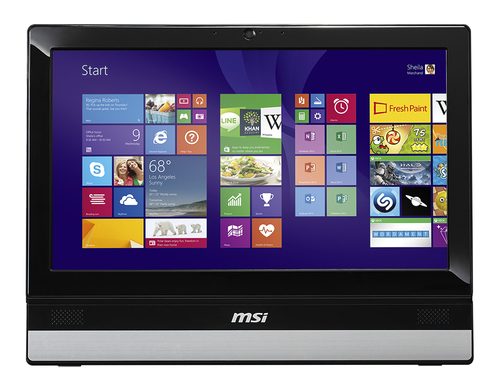 MSI Wind Top Adora20 2M-S34104G50SXANX Intel® Core™ i3 i3-4100M 49.5 cm (19.5″) 1600 x 900 pixels All-in-One PC 4 GB DDR3L-SDRAM 500 GB HDD Black, Silver