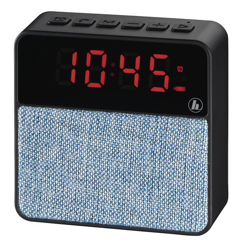 Hama Pocket Clock Mono portable speaker Blue 3 W