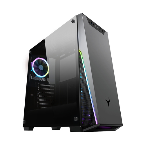 itek T-MASK R2 Midi Tower Black, Grey