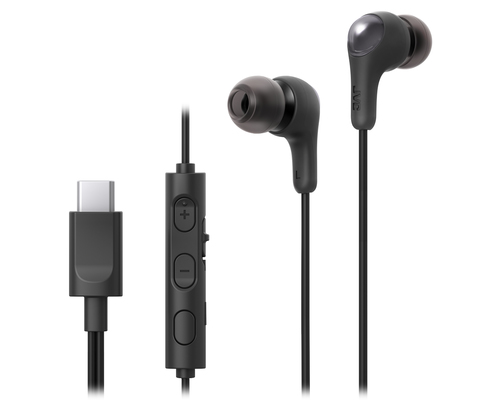 JVC HA-FR9UC Headset Wired In-ear Calls/Music USB Type-C Black