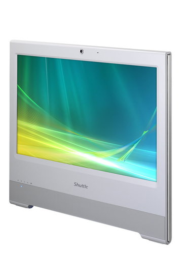 Shuttle X 5000TA, White Intel Atom® 330 2 GB DDR2-SDRAM 160 GB Intel® GMA 950 Windows Vista Home Basic PC