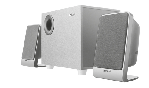 Trust MiDo 2.1 speaker set 12 W Silver 2.1 channels