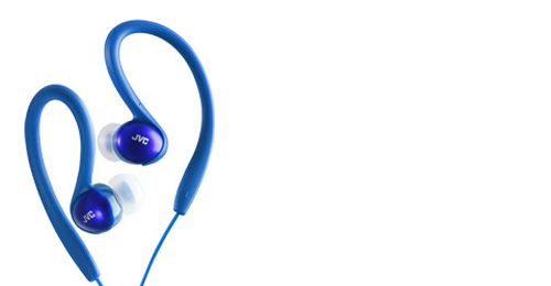 JVC HA-EBX5-AN-E headphones/headset Wired Blue