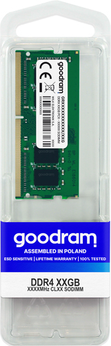 Goodram GR2400S464L17/16G memory module 16 GB 1 x 16 GB DDR4 260-pin SO-DIMM