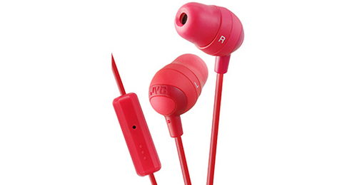 JVC Marshmallow Headphones Wired In-ear Calls/Music Red