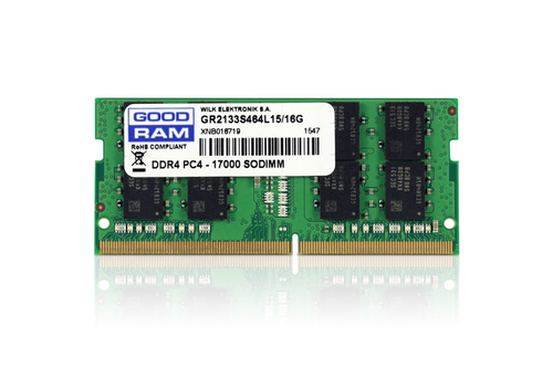 Goodram 8GB DDR4 2133 memory module 1 x 8 GB 260-pin SO-DIMM