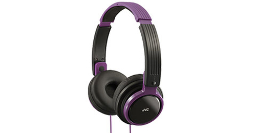 JVC Riptidz HA-S200 Headphones Wired Head-band Music Violet