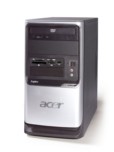 Acer Aspire T180 AMD Athlon 3800+ 1 GB DDR2-SDRAM 250 GB NVIDIA GeForce 6100 Windows XP Media Center Edition 2005 Mini Tower PC