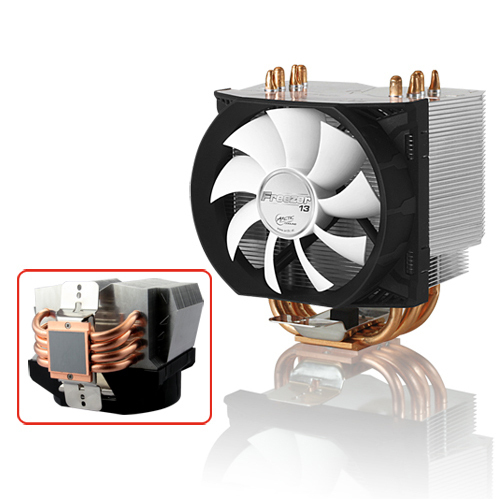 Lindy 73686 computer cooling system Processor Cooler 9.2 cm Black, Silver