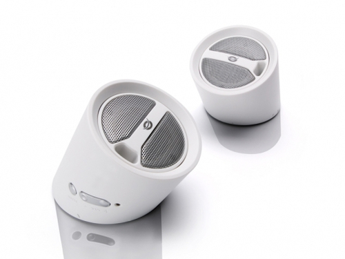 Conceptronic USB Stereo Tube Stereo portable speaker White