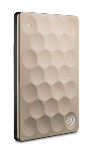 Seagate Backup Plus Ultra Slim external hard drive 1 TB USB 3.2 Gen 1 (3.1 Gen 1) Gold