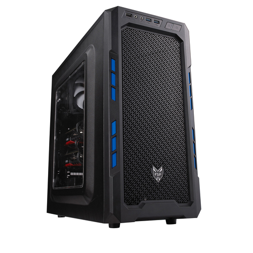 FSP CMT210BK Midi Tower Black