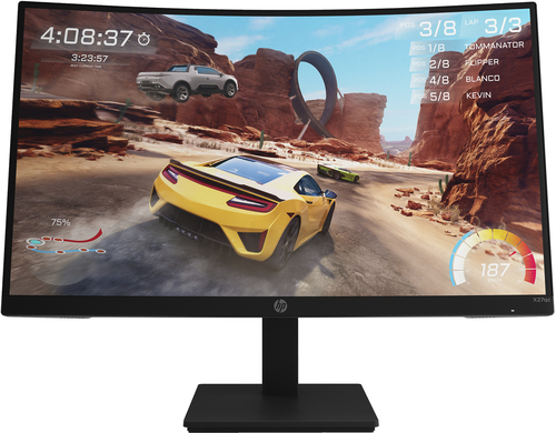 HP X27qc computer monitor 68.6 cm (27″) 2560 x 1440 pixels Quad HD Black