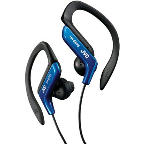 JVC HA-EB75 Headphones Wired Ear-hook Sports Black, Blue