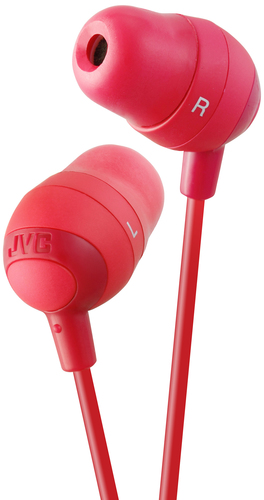JVC Marshmallow Headphones Wired In-ear Music Red