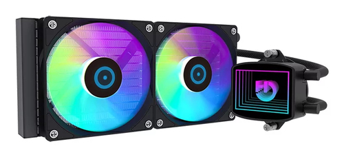 Hiditec LQ240 Processor All-in-one liquid cooler 12 cm Black 1 pc(s)