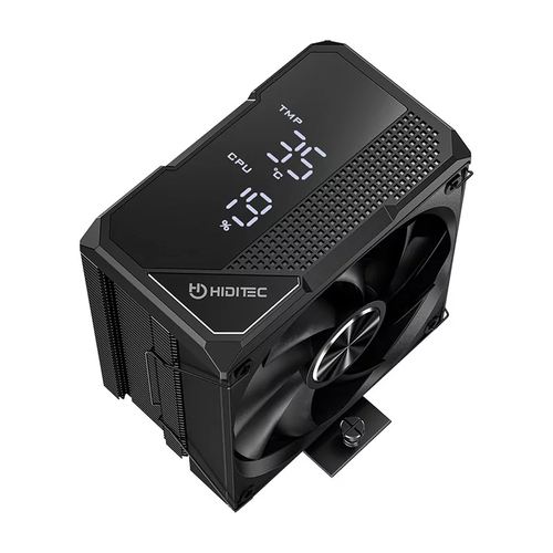 Hiditec DC20 PRO Processor Air cooler 12 cm Black 1 pc(s)