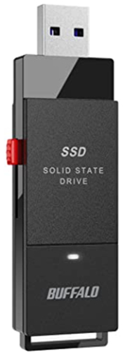 Buffalo SSD-PUT2.0U3B external solid state drive 2 TB USB Type-A to USB Type-C 3.2 Gen 2 (3.1 Gen 2) Black
