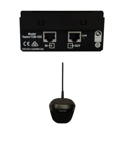 Biamp Parlé TCM-1EX Black Conference microphone