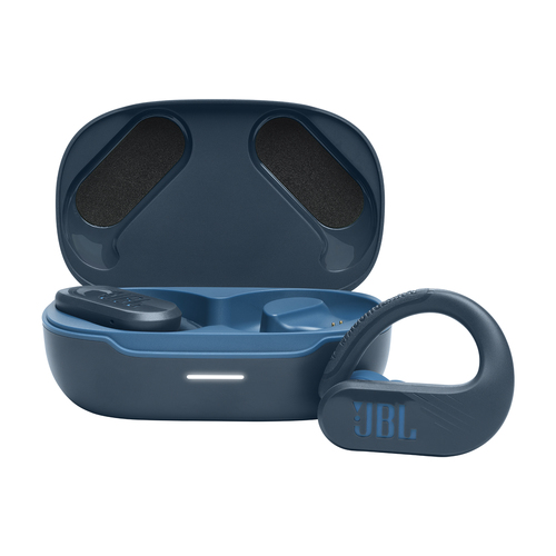JBL Endurance Peak 3 Headset True Wireless Stereo (TWS) Ear-hook Calls/Music/Sport/Everyday USB Type-C Bluetooth Charging stand Blue