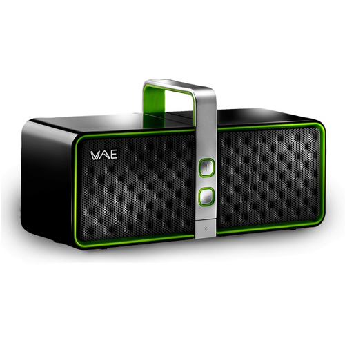 Hercules BTP03 Stereo portable speaker Black, Green 12 W