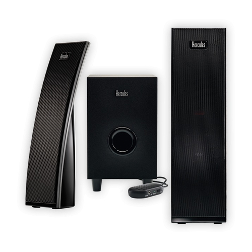 Hercules XPS 2.1 20 Arc Black speaker set 8 W PC 2.1 channels 1-way 4 W