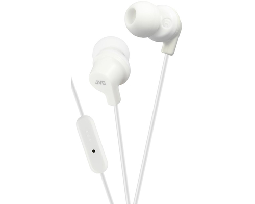 JVC HA-FR15-W-E Colourful inner ear headphones with remote & mic