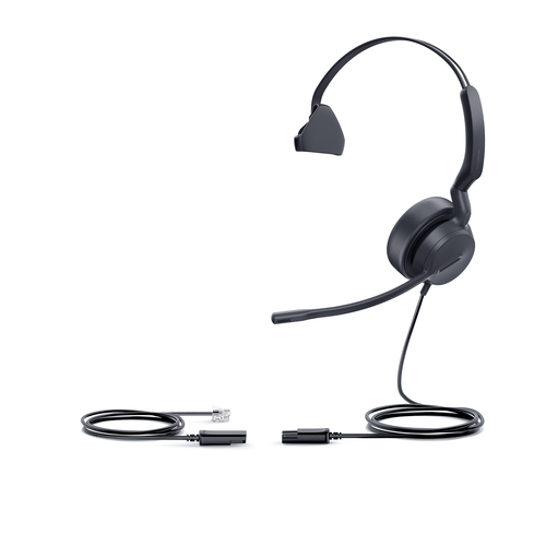 Yealink 1308251 Headset Wired Head-band Office/Call center Black