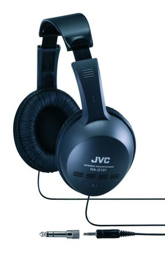 JVC HA-G101 Headphones Wired Head-band Music Black, Blue