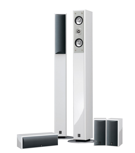 Yamaha NS-PC210 speaker set 600 W Home theatre White 5.0 channels 40 W