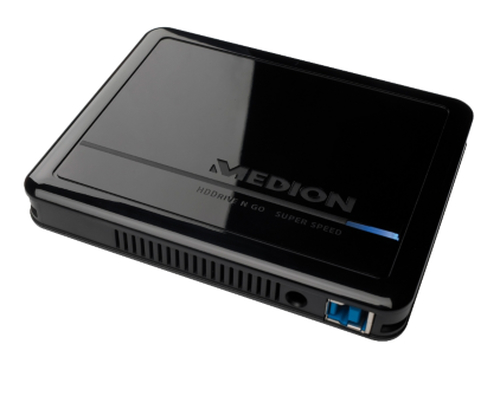 MEDION MD 90212 external hard drive 2 TB 2.5″ USB 3.2 Gen 1 (3.1 Gen 1) Black