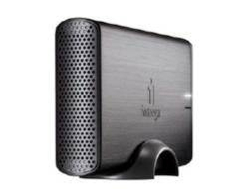 Iomega HD Home Media Network 1TB external hard drive 7200 RPM Black, Grey