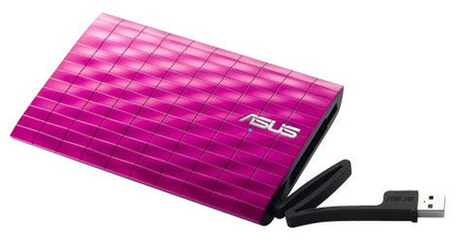 ASUS KR 1TB external hard drive 5400 RPM USB 2.0 Pink