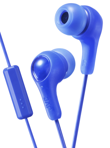 JVC Gumy Plus with Mic + Remote Blue