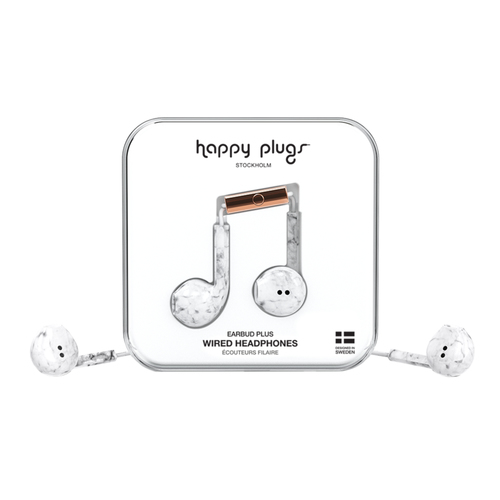 Happy Plugs Earbud Plus Headset Wired In-ear Calls/Music White