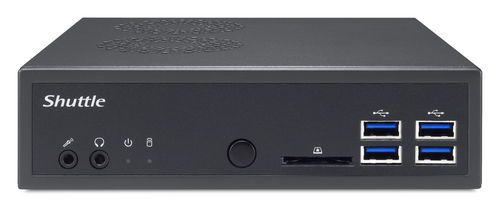 Shuttle XPC slim DA320P PC/workstation AMD Ryzen™ 5 3400G 8 GB DDR4-SDRAM 250 GB SSD Windows 10 IoT Enterprise 2019 LTSC 1.35L sized PC Mini PC barebone Black