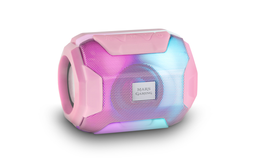Mars Gaming MSBAXP, Bluetooth Speaker Compact Pink