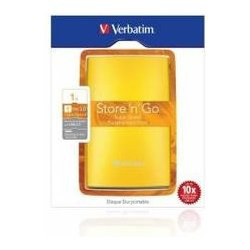 Verbatim Store’n’Go USB 3.0 1TB external hard drive 2.5″ Micro-USB B 3.2 Gen 1 (3.1 Gen 1) Yellow