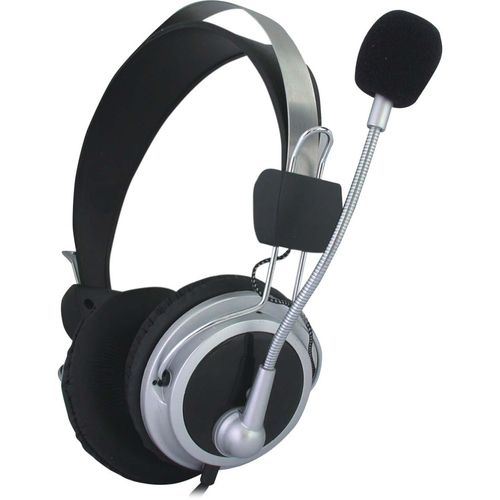 TooQ TQH-212 headphones/headset Wired Head-band Gaming Black, Silver