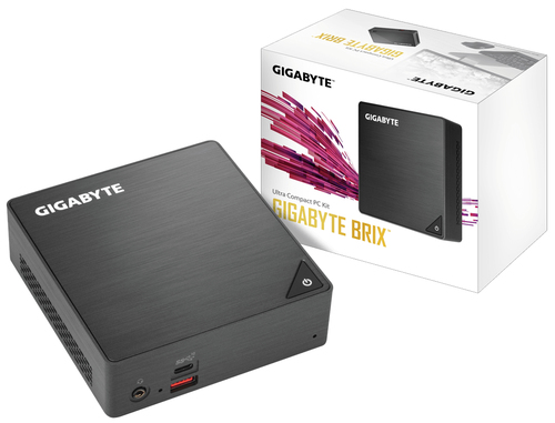 GIGABYTE GB-BRI5-8250-BW PC/workstation barebone UCFF Black i5-8250U BGA 1356 1.6 GHz