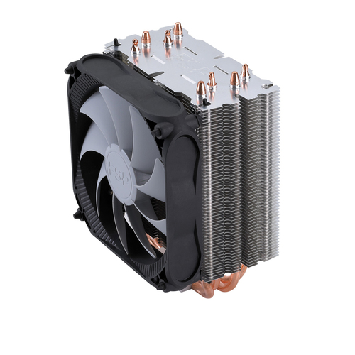 FSP AC401 Processor Cooler 12 cm Black, Bronze, Silver