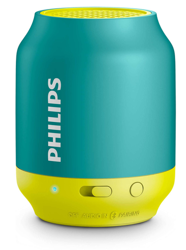 Philips BT25A/00 portable/party speaker Mono portable speaker Turquoise, Yellow 2 W